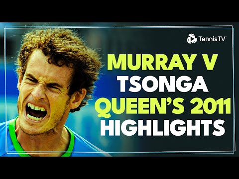 When Andy Murray & Jo-Wilfried Tsonga Played A Grass Court Classic 💚 | Queen's Club 2011 Highlights