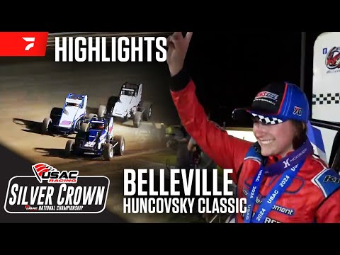 Heartbreak Turns Into History | USAC Silver Crown at Belleville High Banks 5/18/24 | Highlights - dirt track racing video image