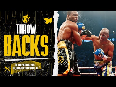 Throwback | Jean Pascal vs. Bernard Hopkins 2 for the WBC, IBO, and The Ring Light Heavyweight Title