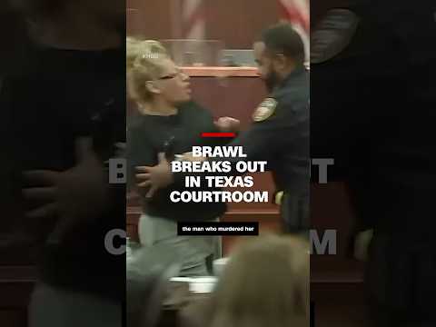 Brawl breaks out in Texas courtroom