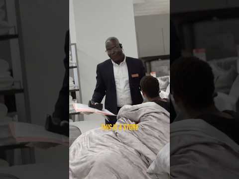 TESTING OUT BEDS AT A MATTRESS STORE 😂