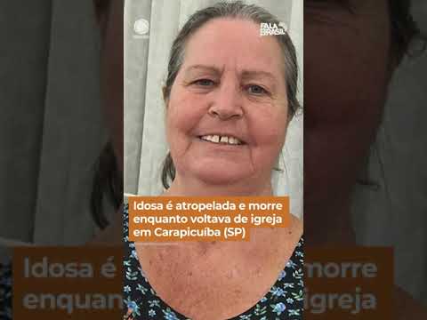 Idosa é atropelada e morre enquanto voltava de igreja em Carapicuíba (SP) #Shorts #FalaBrasil