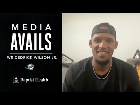 WIDE RECEIVER CEDRICK WILSON JR. MEETS WITH THE MEDIA | MIAMI DOLPHINS video clip
