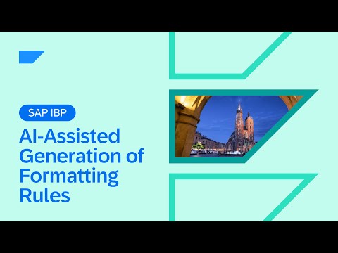 AI-Assisted Generation of Formatting Rules in SAP IBP | 2508 Release Highlights & Demo
