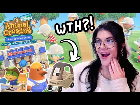 This is NOT A DRILL, LOOK at this ANIMAL CROSSING NEWS UPDATE!!