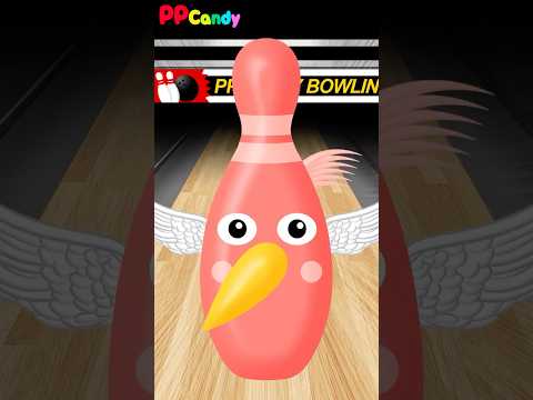 おばけボウリング〜鳥のピン編〜 #shorts #anime #animation #妖怪