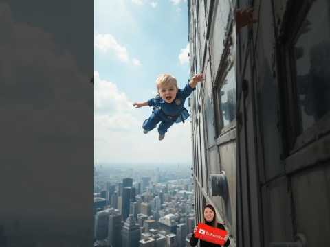 “Gorilla Saves Falling Baby… But Then He Said This 😭🦍”#ai #shorts #AixploreMind