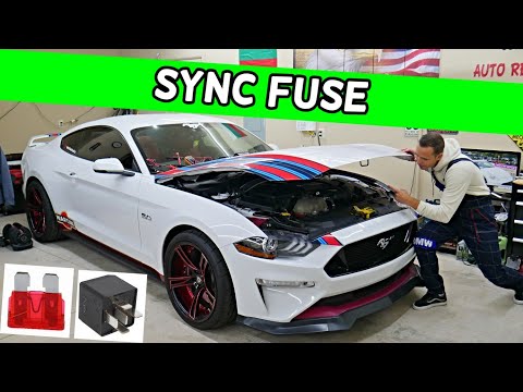 FORD MUSTANG SYNC FUSE LOCATION 2015 2016 2017 2018 2019 2020 2021 2022 2023