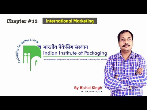 Indian Institute Of Packaging IIP – International Marketing