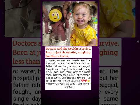 Father Refused to Give Up—Now His Baby Is a Miracle ❤️| #shorts