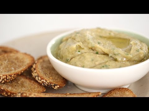 Garlicky Eggplant Spread- Healthy Appetite with Shira Bocar