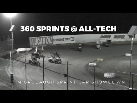 Tim Grubaugh Sprint Car Showdown - dirt track racing video image