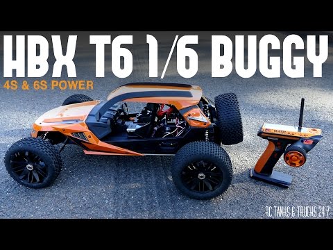 HBX T6 1/6 Buggy Speed Runs On 4S & 6S POWER - SO AWESOME! - UC1JRbSw-V1TgKF6JPovFfpA