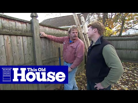 How to Replace a Rotted Fence Post | This Old House - UCUtWNBWbFL9We-cdXkiAuJA