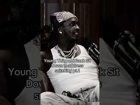 Young Thug and Bank Sit Down to address Rat allegations #shorts