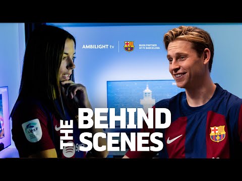 ✨ FC BARCELONA players choose their new AMBILIGHT TVs and face THE JERSEY CHALLENGE 🔵🔴