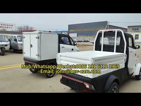 EEC L7e Electric Pickup Cargo truck with front 2 seats
