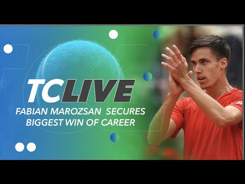 Fabian Marozsan Upsets Alcaraz in Rome | Tennis Channel Live