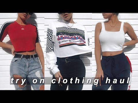 TRY ON CLOTHING HAUL 2019 - (ASOS, Fila, Adidas, Missguided)