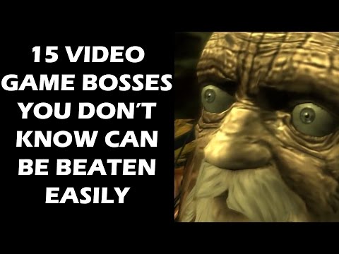 15 Video Game Bosses You Probably Don't Know Can Be Beaten Easily - UCXa_bzvv7Oo1glaW9FldDhQ