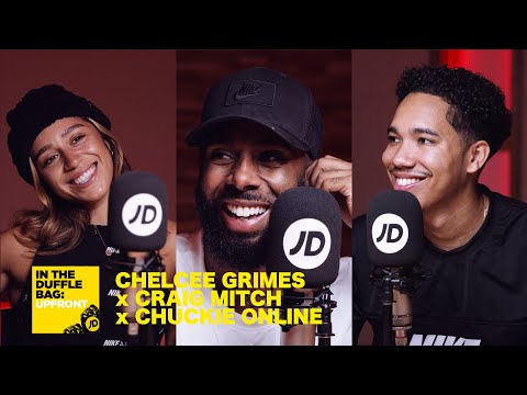jdsports.co.uk & JD Sports Discount Code video: CHELCEE GRIMES x CRAIG MITCH x CHUCKIE ONLINE | JD IN THE DUFFLE BAG: UPFRONT