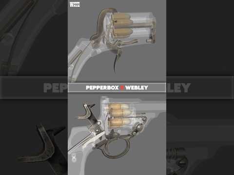 Old Reload VS Flash Reload: mechanism Pepperbox lefaucheux X Webley Mk VI