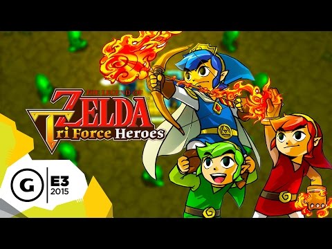 Gameplay Overview Impressions - The Legend of Zelda: TriForce Heroes - E3 2015 - UCbu2SsF-Or3Rsn3NxqODImw
