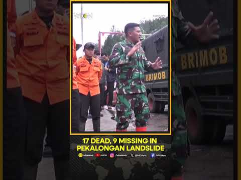 Pekalongan Landslide: 17 dead, 9 missing | WION Shorts