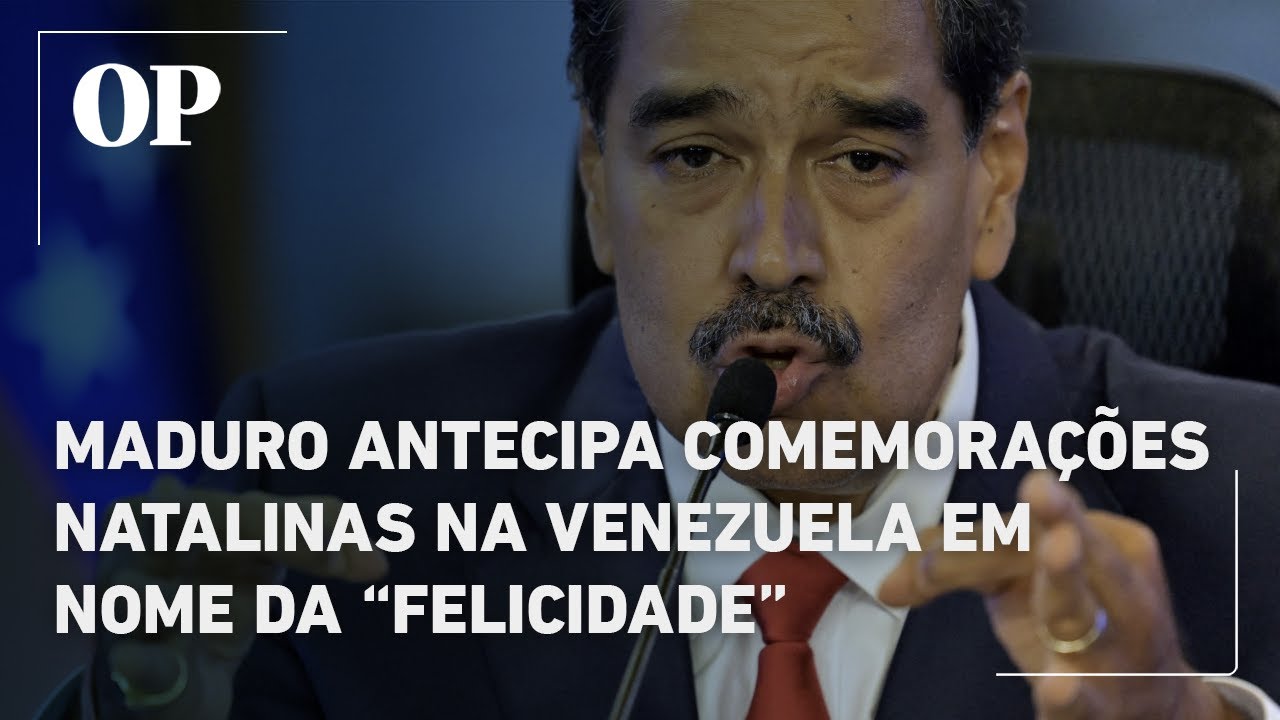 Maduro antecipa comemorações natalinas na Venezuela em nome da “felicidade”
