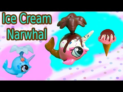 Custom LPS Narwhal Chocolate Rainbow Sprinkle Ice Cream DIY Littlest Pet Shop Craft - UCelMeixAOTs2OQAAi9wU8-g