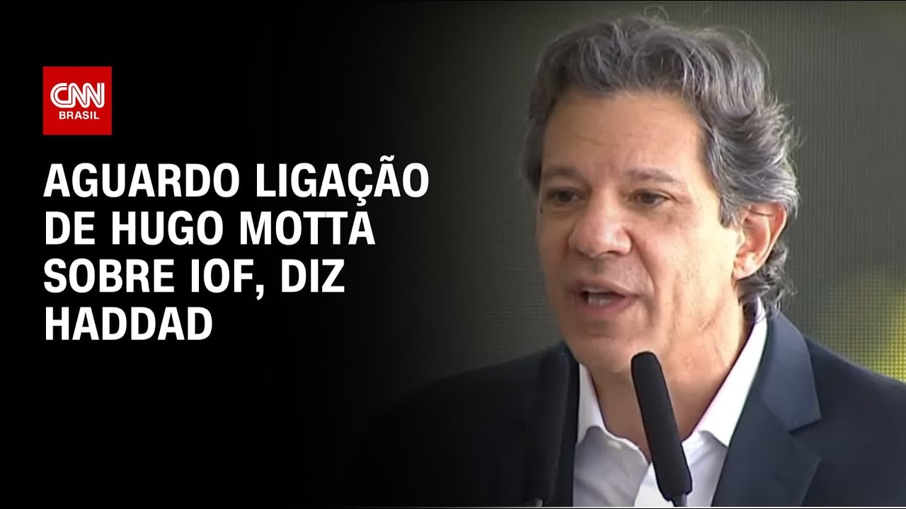 Haddad: Aguardo ligação de Hugo Motta sobre IOF | CNN ARENA