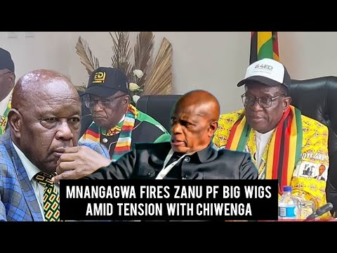 Mnangagwa Fires Zanu PF Big Wigs Amid Tension With Chiwenga 