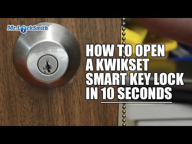 How to Open a Kwikset Door Lock