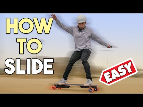How To Slide Your Electric Skateboard or Longboard EASY