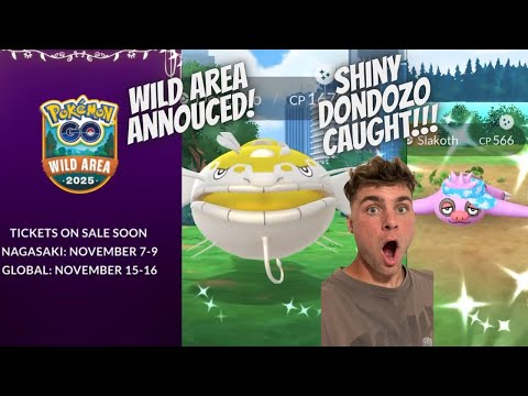 ポケモンGO：ドンドズ捕獲と野生エリアの復活情報 サムネイル