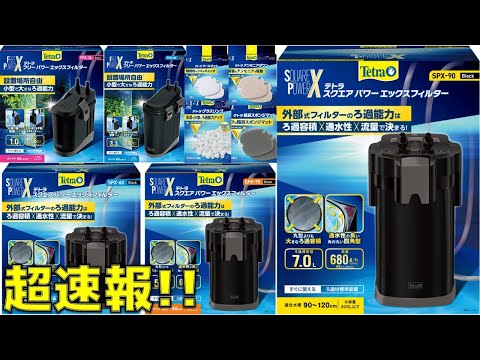 【速報】テトラが新たな外部式フィルターを発売しただとぉぉぉぉぉぉぉぉぉぉぉぉぉぉぉぉぉぉぉぉぉぉぉぉぉぉぉぉぉぉぉぉ！【ふぶきテトラ】