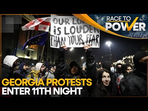 Georgia Protesters Defiant as Thousands Rally for 11th Day | Race to Power