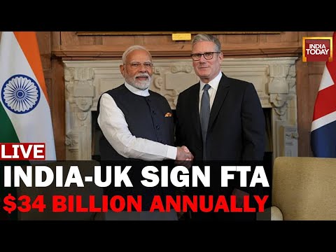 India-UK FTA Deal LIVE: Modi, Starmer Sign Historic $34B Trade Deal, Biggest Post-Brexit Economy