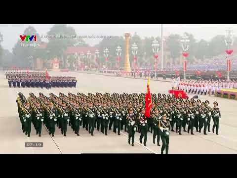 Khối Sĩ quan biên phòng tại Lễ diễu binh, diễu hành kỷ niệm 80 năm Quốc khánh 2/9