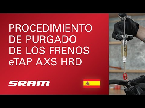 Procedimiento de purgado de los frenos eTap AXS® HRD™ de SRAM