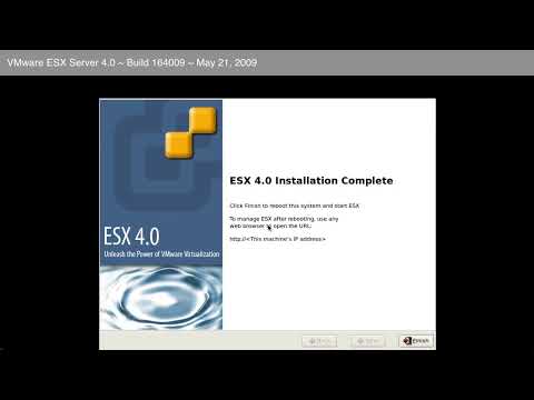 VMware ESX Server 4.0 Install