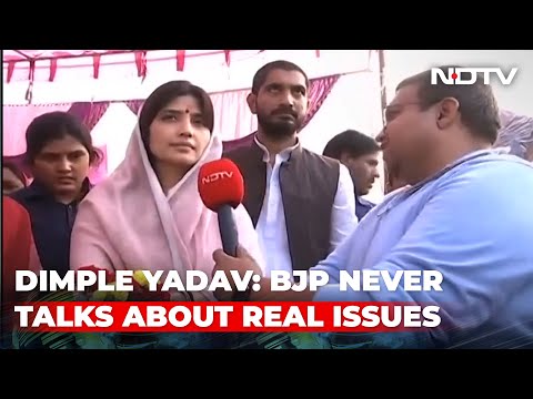 "BJP Misguiding People Via WhatsApp Factories": Dimple Yadav On Mainpuri Contest