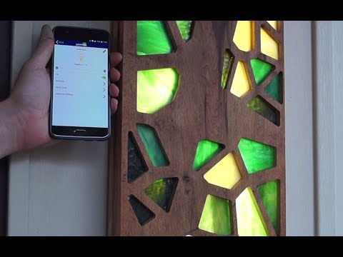 Oak, Glass, and Bluetooth. My awesome porch light - UChtY6O8Ahw2cz05PS2GhUbg