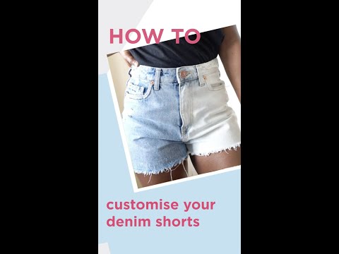 riverisland.com & River Island discount code video: HOW TO CUSTOMISE YOUR DENIM SHORTS // Islanders At Home // River Island
