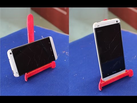 How to make a Smartphone Stand using popsicle sticks - UCBWhJHVuxtxbeRp_PAdfn2w