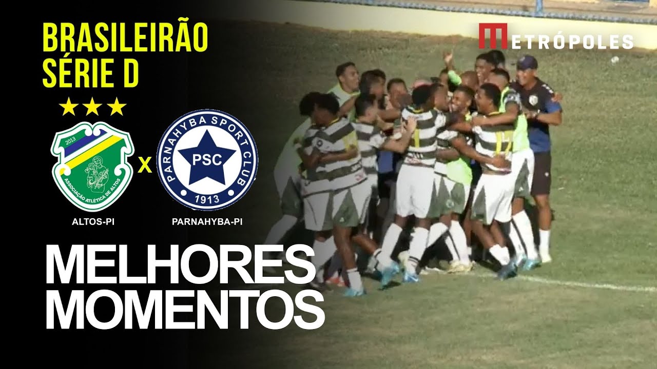 Confira os melhores momentos do jogo entre entre ALTOS PI X PARNAHYBA PI pela série D