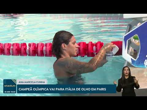 Campeã olímpica Ana Marcela Cunha vai para Itália de olho em Paris | Stadium