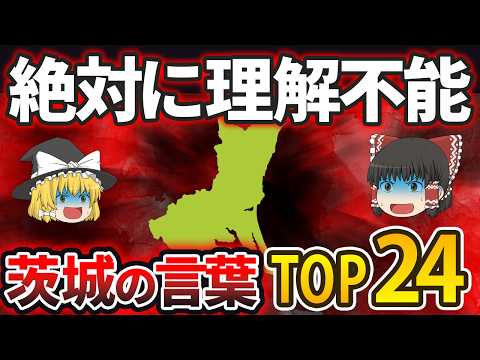【茨城辨Tシャツ解説】意味不明な茨城の方言TOP24【ゆっくり解説】