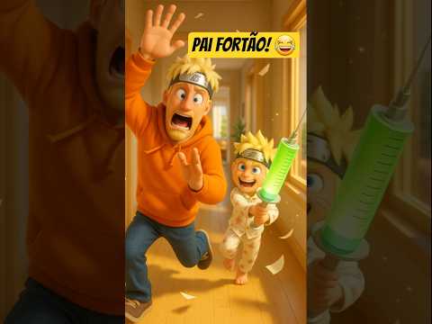 🤪Naruto participa do concurso doPai Fortão! #shorts #cartoon #naruto