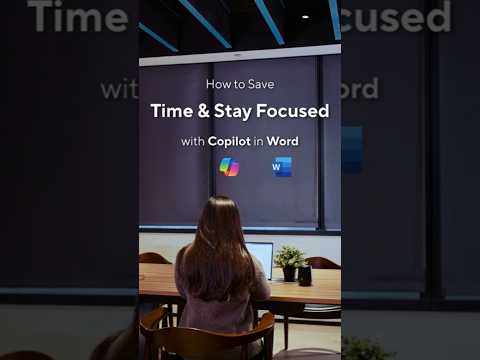 How to Save Time & Stay Focused with Copilot in Word | ASUS Copilot+ PC